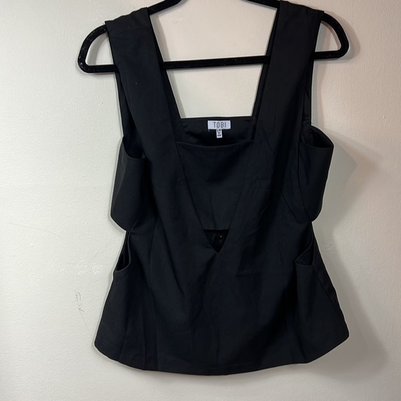 TOBI cropped tops black size L/G - Picture 6 of 10